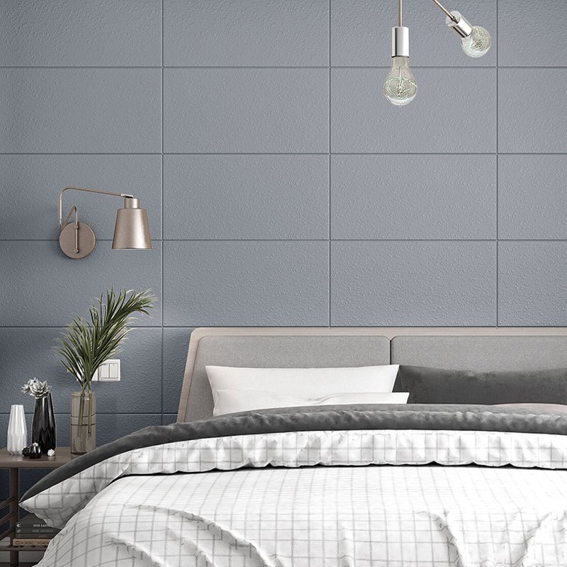 Thick Diatom Mud Texture Modern 3D PVC Self-Adhesive Wallpaper Peel and Stick Waterproof Wall Panel for Home Decor Gym Hotel