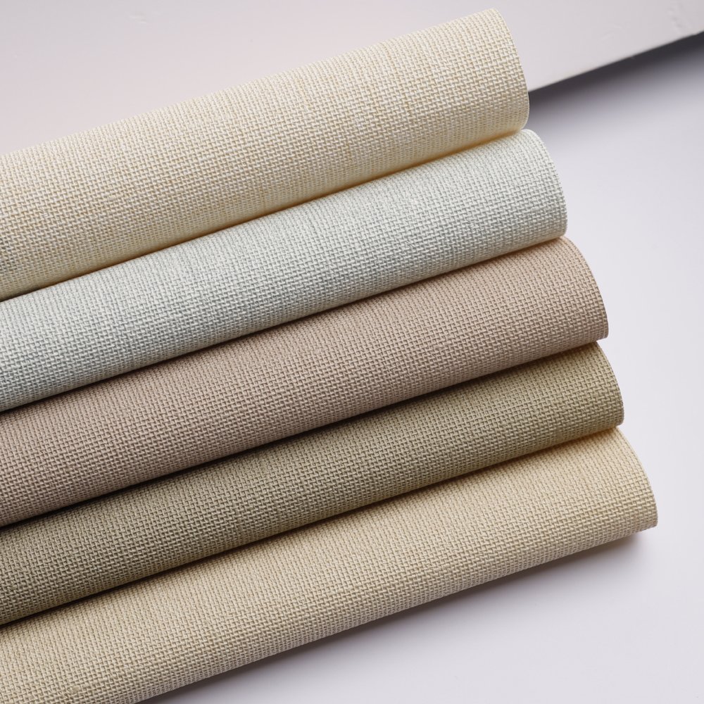 Factory Supply wholesale function wallpaper vinyl Fabric Texture wall paper Wall covering home improvement home decor hotel
