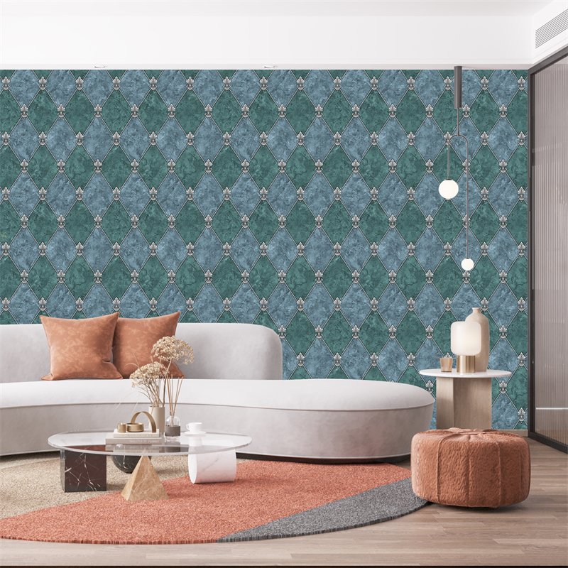 Backdrop Wallpaper Suede Bedroom Non Woven Mural Wallpaper 3D Wall Paper Peel Nstick