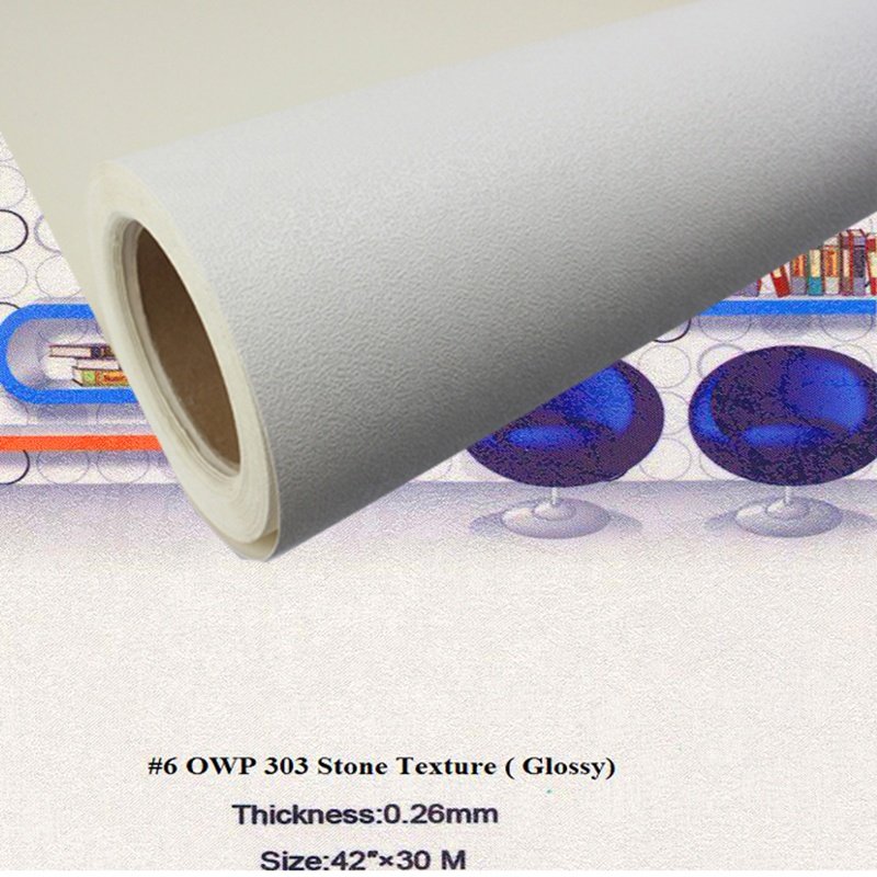 3D wallpaper Eco solvent Printable Wallpaper from Factory by roll wholesale/custom printing wallpapers raw material wholesale