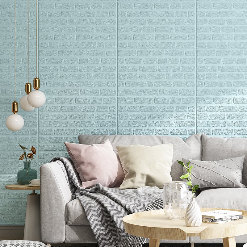 Tiktok Hot Selling Soft Pack Waterproof 3D Wallpaper Sticker Easy Removable Wall Panels Self-adhesive Decorative Wallpaper