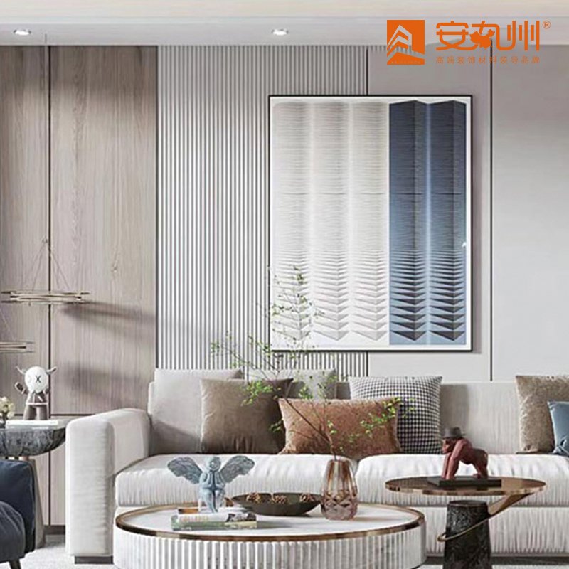 Silent, flame-retardant, and fire-resistant inner arc grille wall panels