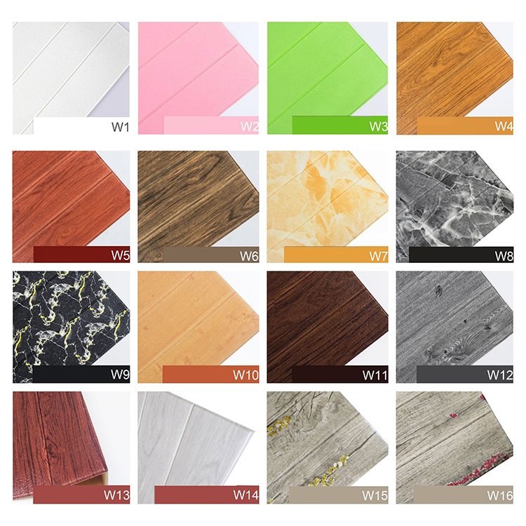 Chinese cheap 3d wallpaper home decoration foam bricks wallpaper