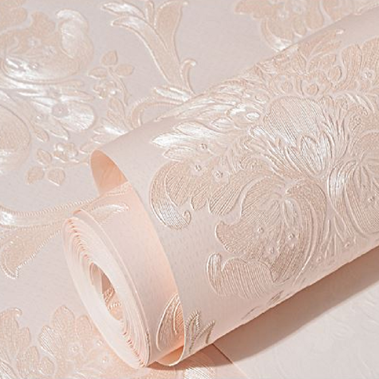 Vintage Floral Non-Woven Self Adhesive flowers custom Wallpaper embossed Wall Mural Rustic emboss Wallpaper Roll 3D for home