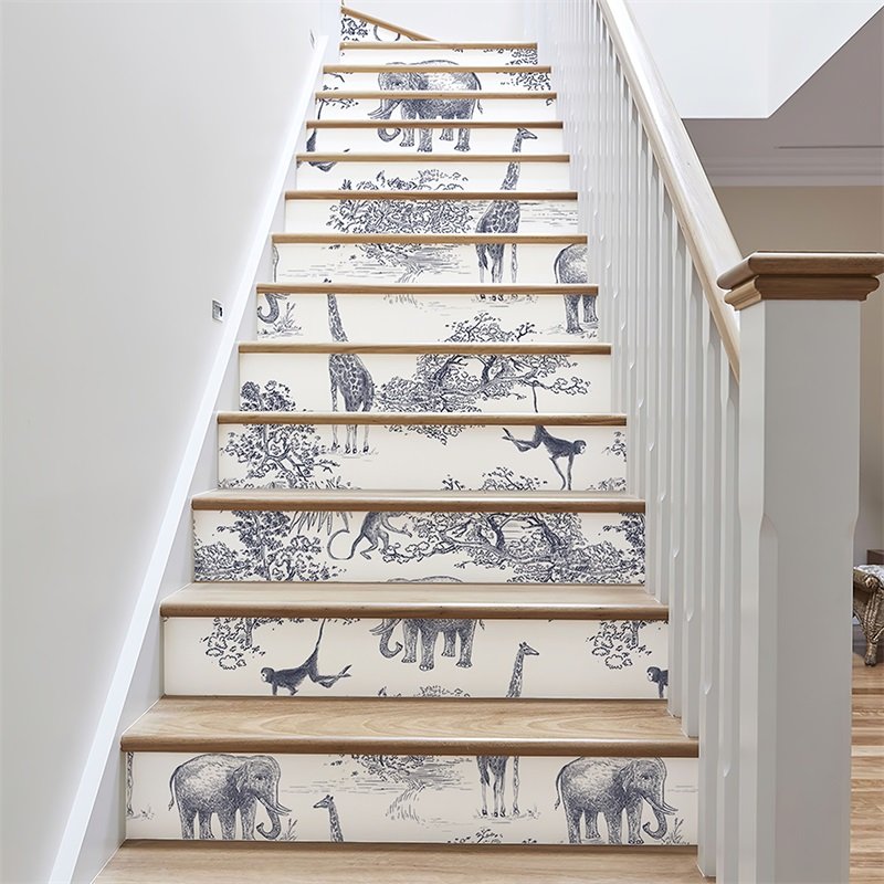 1 Roll Self-adhesive Wallpaper Animal Print Wallpaper Home Decor Wallpaper 3D