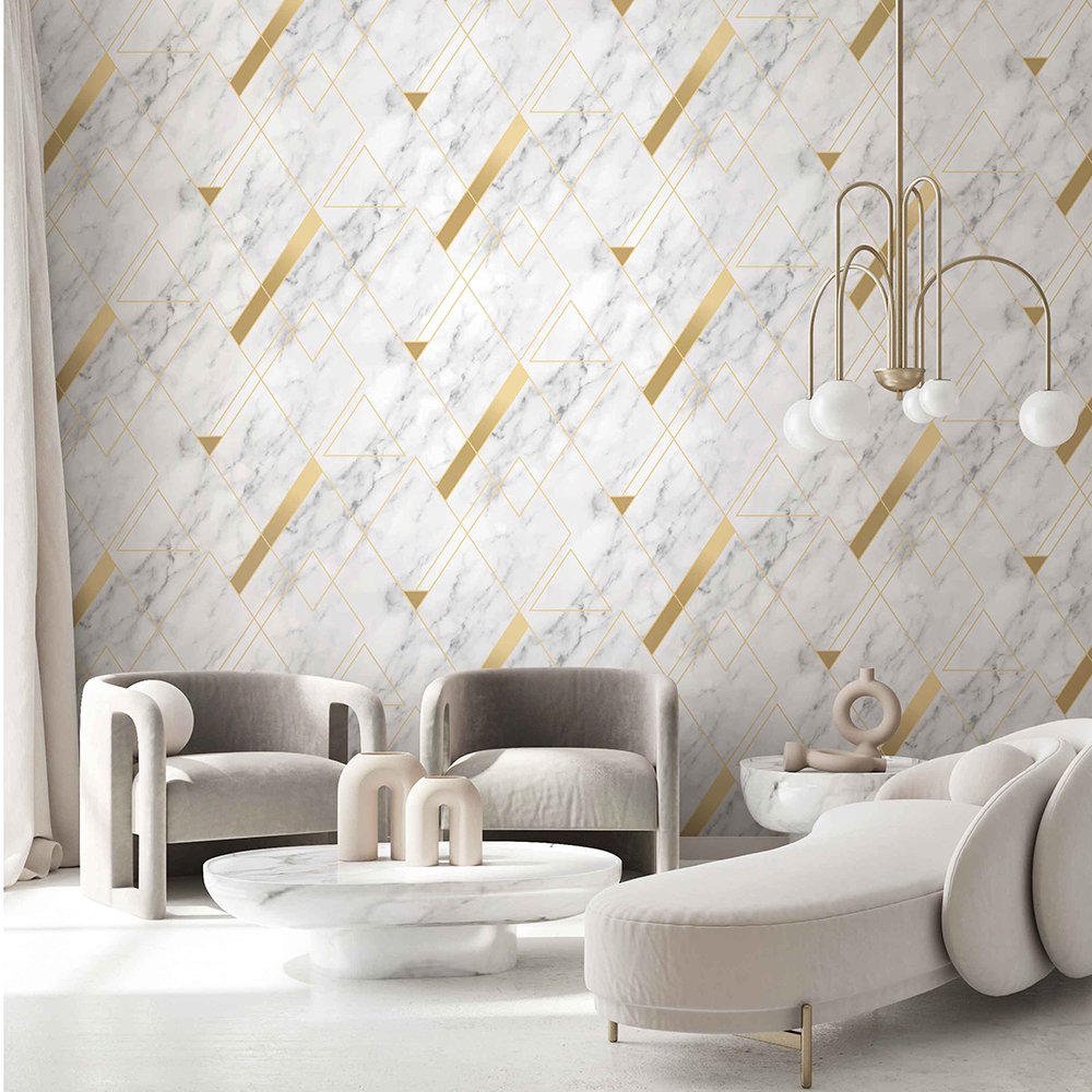 Special Marble Design 3D Wall Paper Unique House Wallpaper
