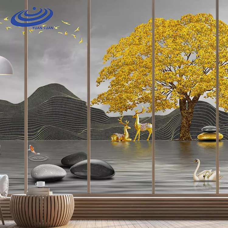 Home Decoration Waterproof Moisture-Proof White Blank Textured Digital Printable Wallpaper Rolls
