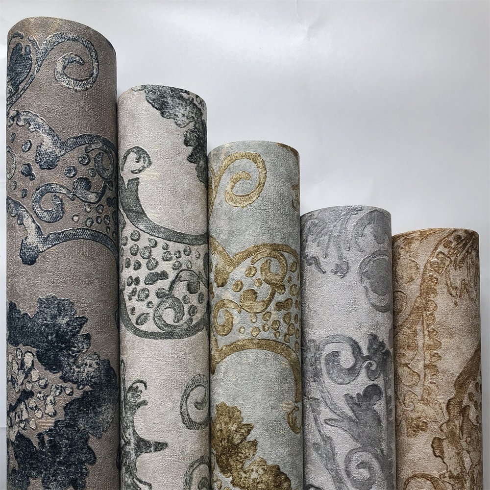 Vinyl Peel And Stick Mural Interior Wall Decoration Fireproof And Waterproof Wallpaper Rolls
