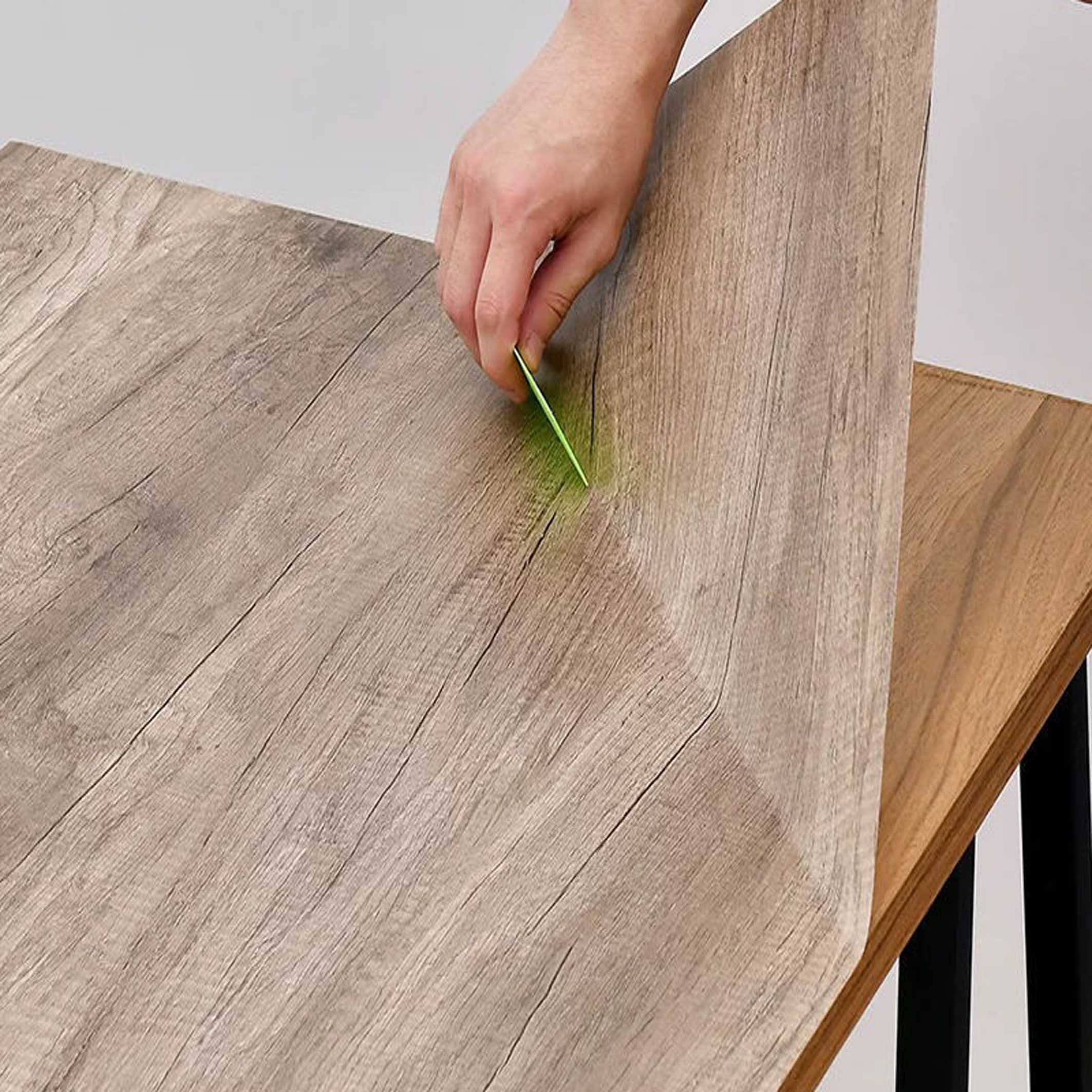 Wallpaper For Home Roll wood self adhesive film for top kitchen cover door wooden sticker