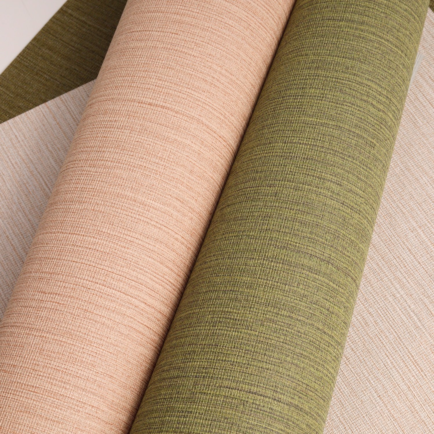 High Quality Monochromatic PVC Wall Papers Soundproof Fabric Backed for Bedroom Hot Sale at Factory Price for Baby Room in Mall