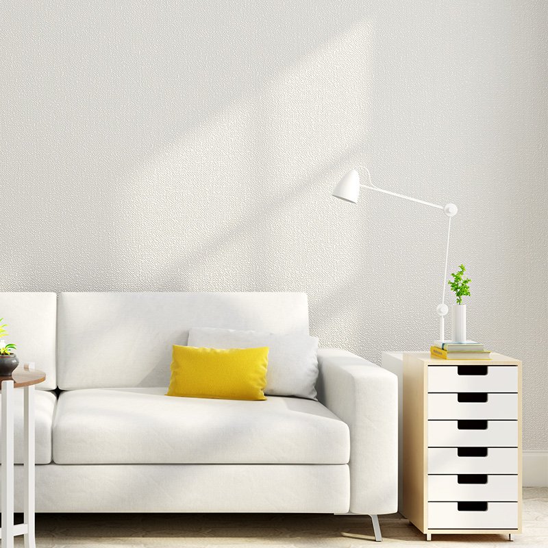Simple and solid color non-woven self-adhesive wallpaper for bedroom living room study background wall wallpaper