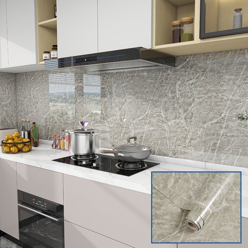 Modern High Glossy PVC Wall Panels Eco-Friendly Soundproof Marble Look Geometric Design Waterproof Apartment Rollable Wall Panel
