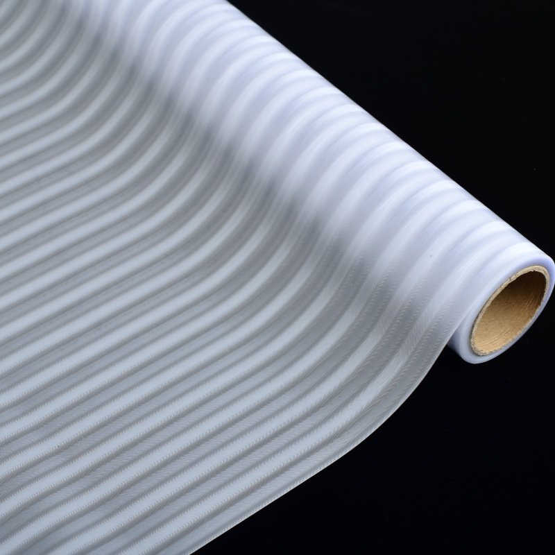 High Quality 3D Reeded Glass Film Glass Self Adhesive Type Fluted Bathroom Privacy Window Film For Home And Office