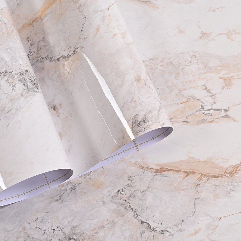 Marble Printed Self-adhesive Emboss Pvc Vinyl Contact Paper For Wall Furniture Table Decor Film Roll