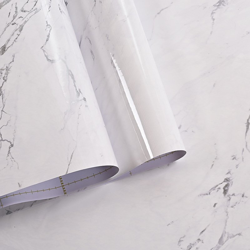 Marble Printed Self-adhesive Emboss Pvc Vinyl Contact Paper For Wall Furniture Table Decor Film Roll