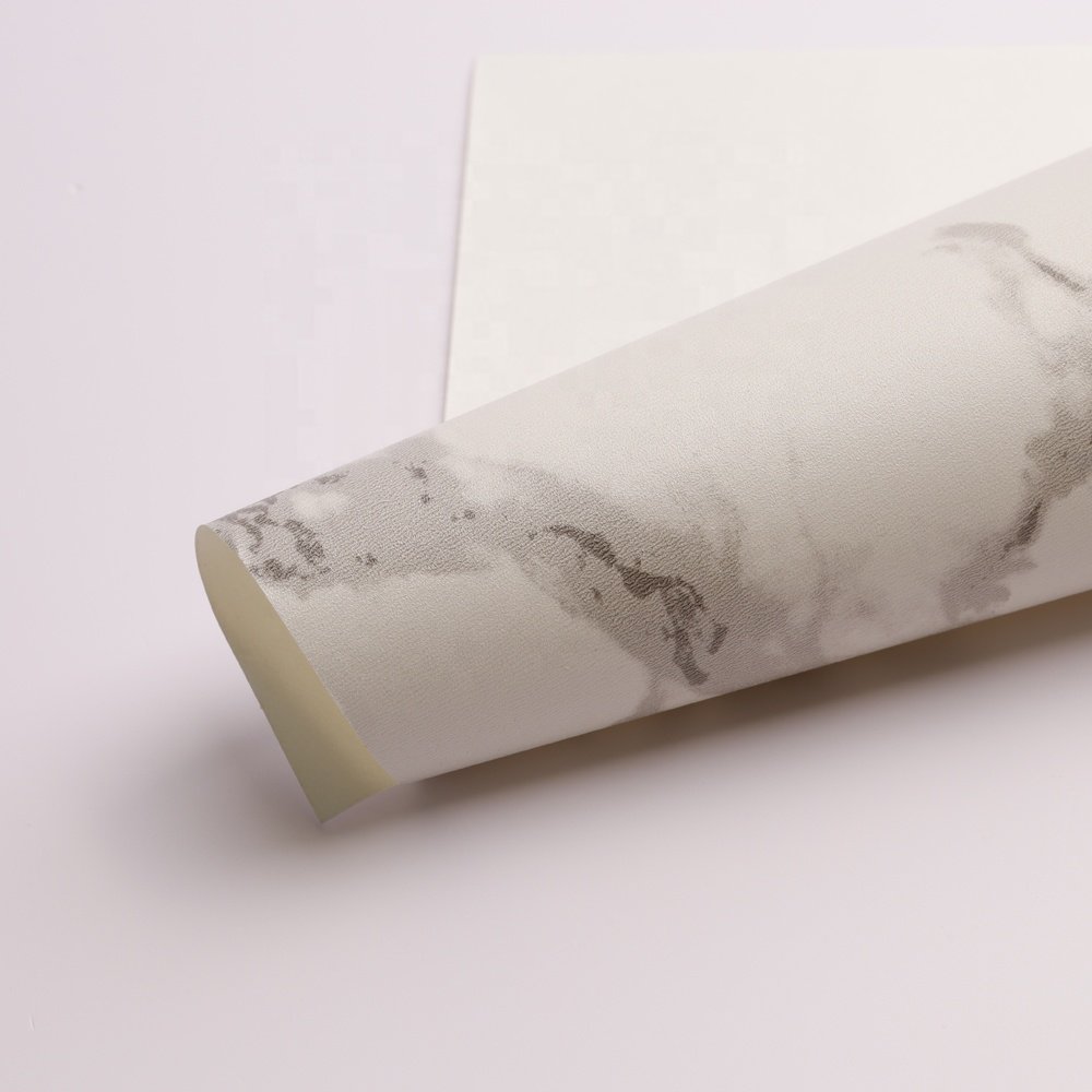 Wholesale decoration de maison Marble Grain Wall Wallpaper Rolls Waterproof Feature Hot Sales for Hotel Wall Decoration