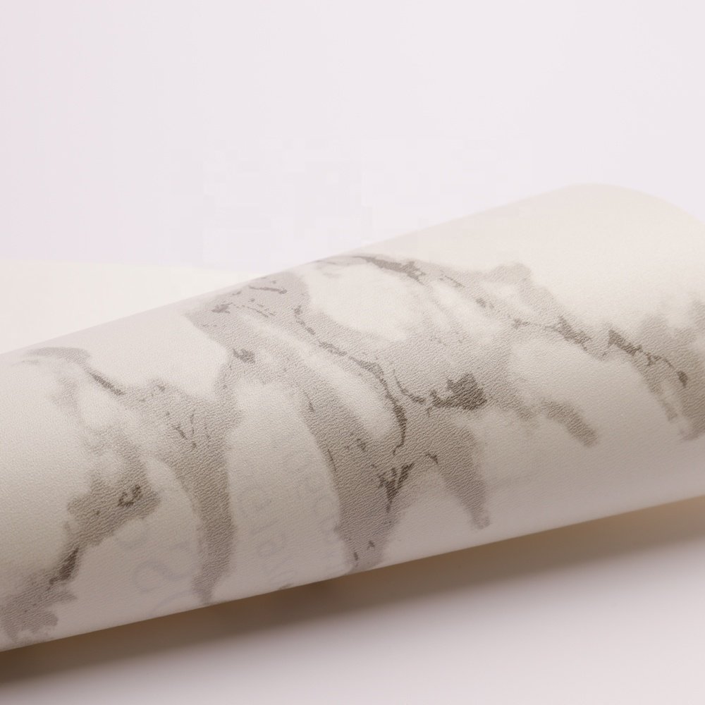 Wholesale decoration de maison Marble Grain Wall Wallpaper Rolls Waterproof Feature Hot Sales for Hotel Wall Decoration