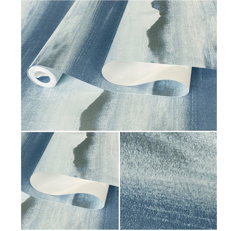 Personalized mountain brushing water Self adhesive non woven wall paper