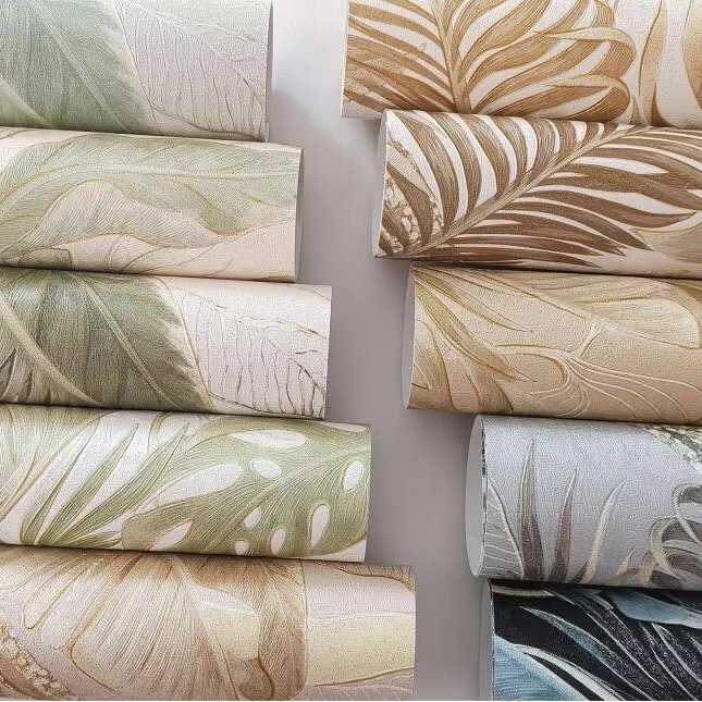 New Arrival Customized 3D Luxury Marble Design Wallcoating PVC Metallic Wall Paper Roll Metallic Textured Wallpaper
