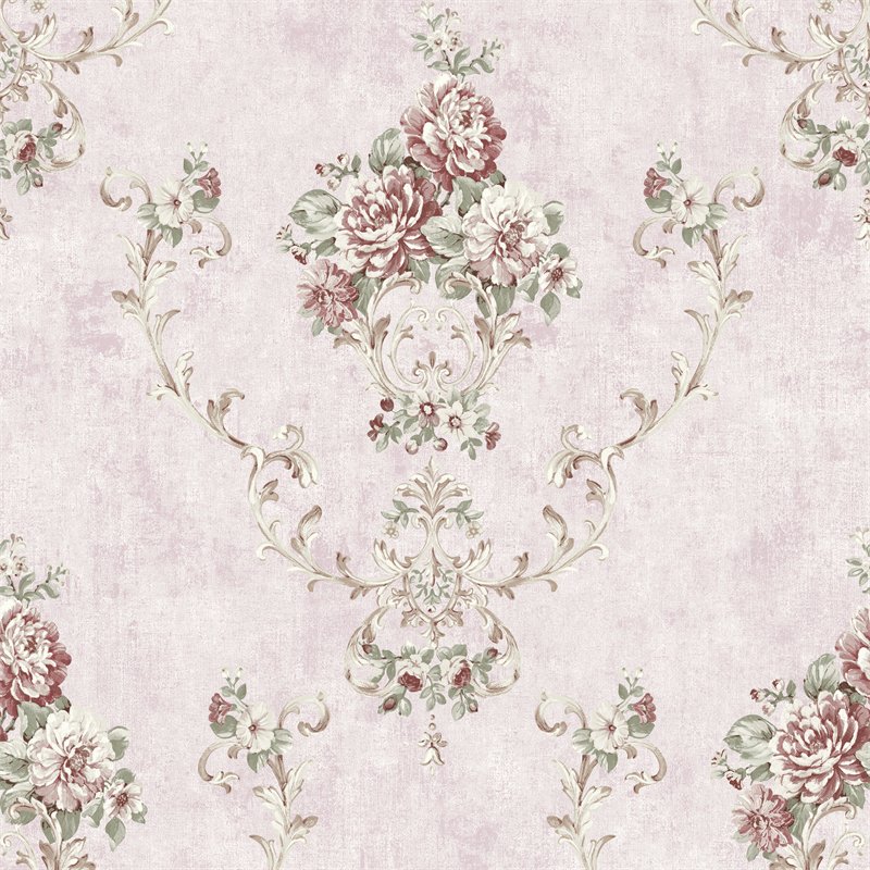 Custom Wall Mural Wallpaper for Girls Bedrooms Pink Wallpaper for Girls Room Classic Wallpaper