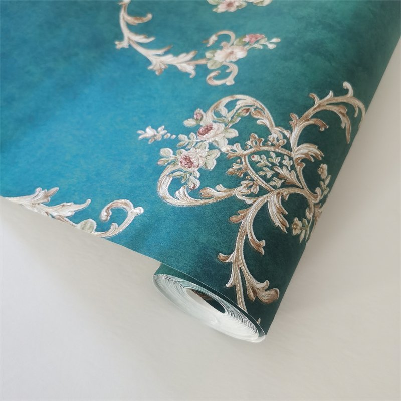 Strong Wallpaper Sticker Hotel Room Wallpaper Mint Green Textured Wallpaper Custom Print