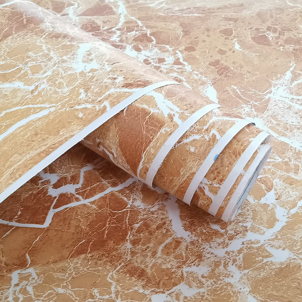 Cheap vintage 45x10 meters self-adhesive 3d marble wallpaper rolls
