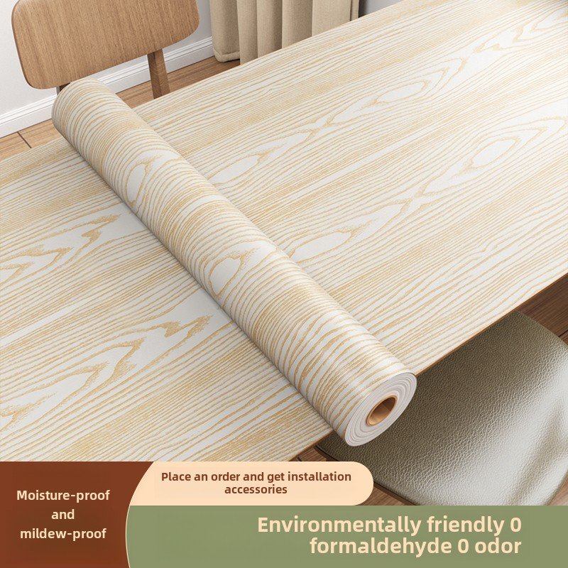 3D Wall Paper Home Decor wood look bathroom peel and stick tile wallpaper Waterproof for Household Entertainment Use
