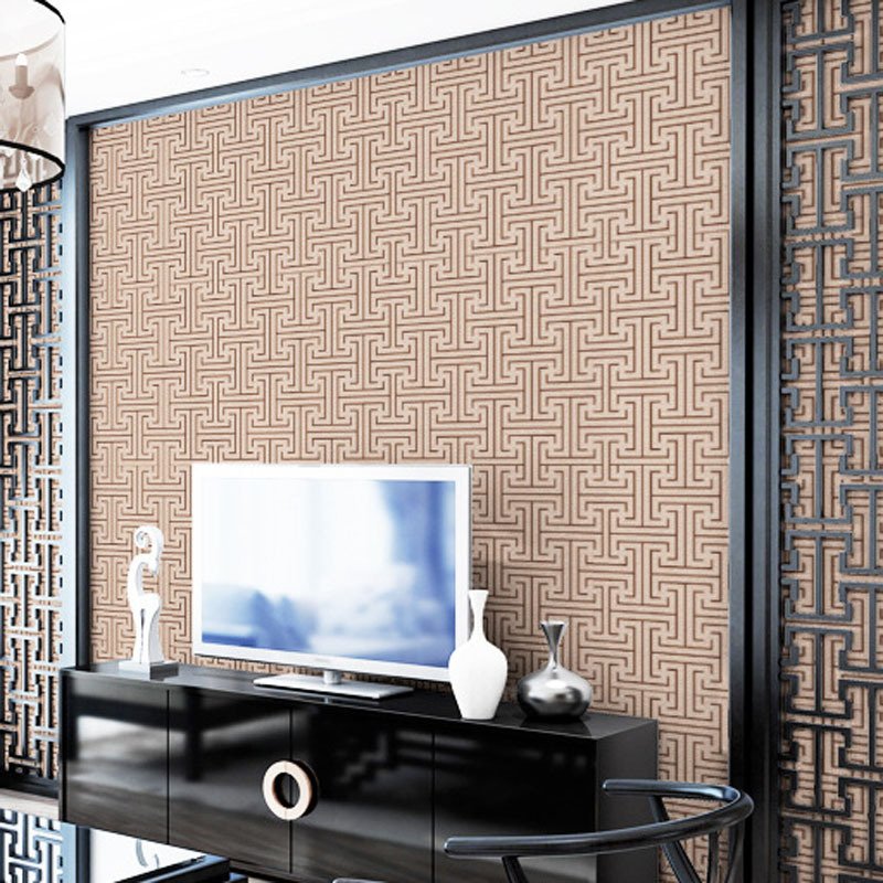 3d luxury interior textured removable peel and stick bedroom suede wallpaper roll