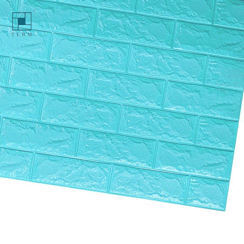 2023 new arrival self adhesive roll package home decorative 3d foam wallpapers 3d wall panel 3d brick wallpaper