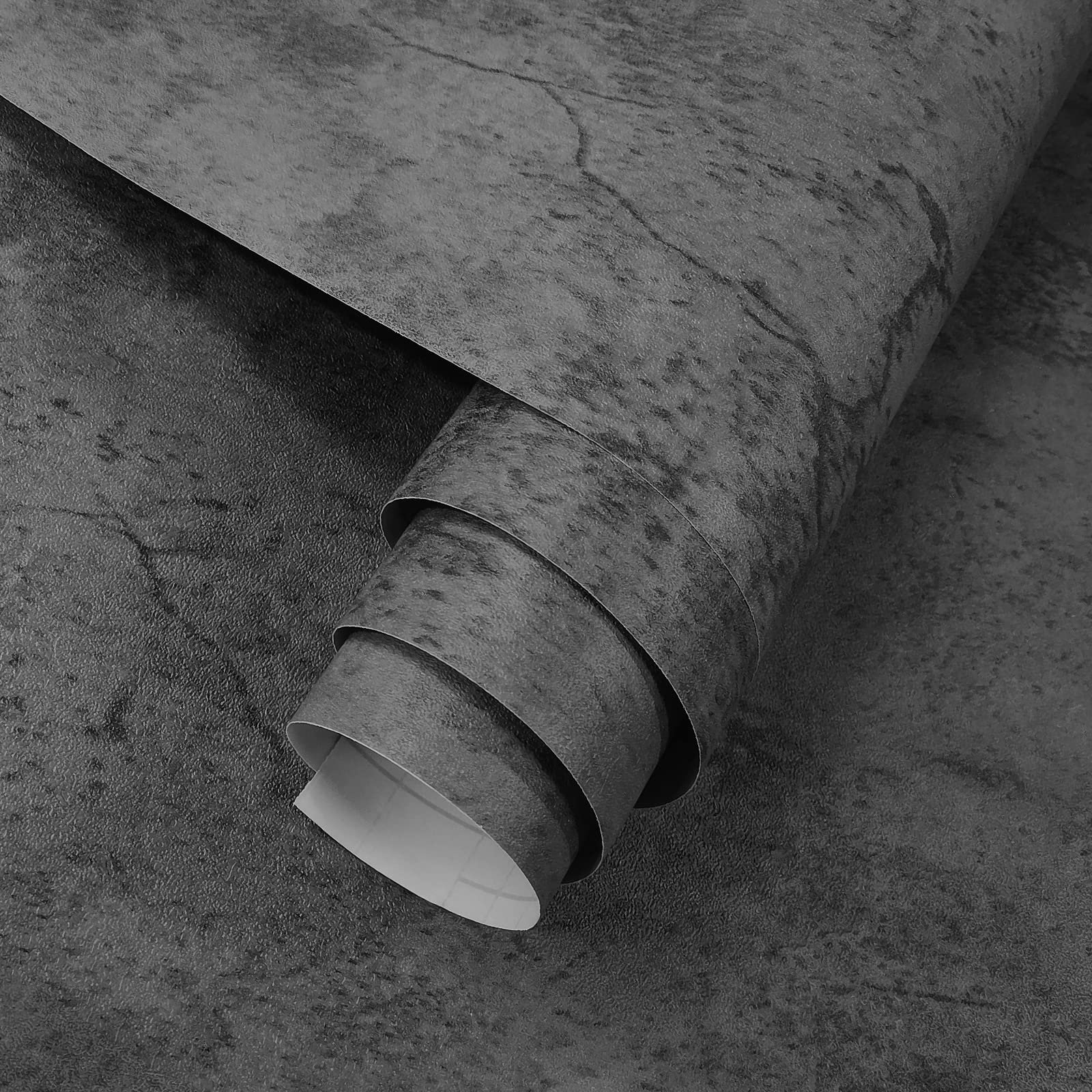 Cheap Industrial Style Matte Wallpaper Beige Grey Cement Concrete Contact Paper Self Adhesive Removable Wall Paper