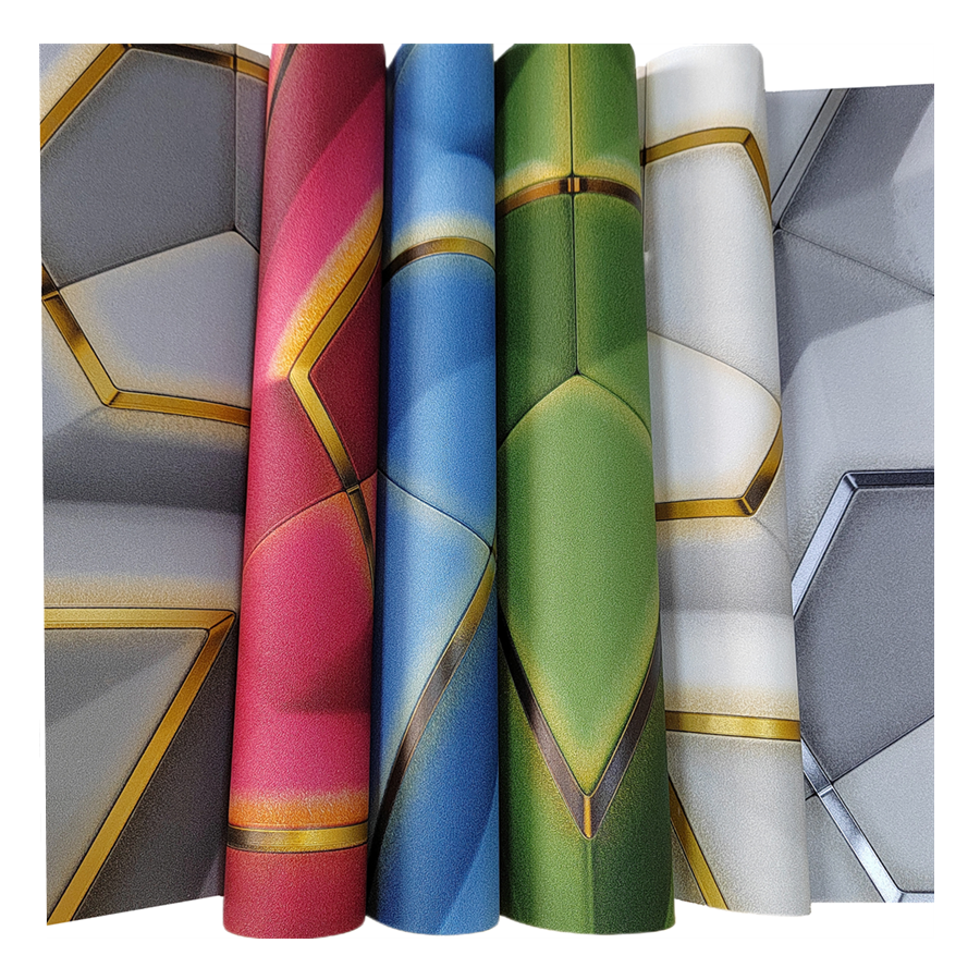 High quality PVC Wallpaper home decoration tiles wallpaper Modern Fashion Villas Hotels Waterproof Wallpaper