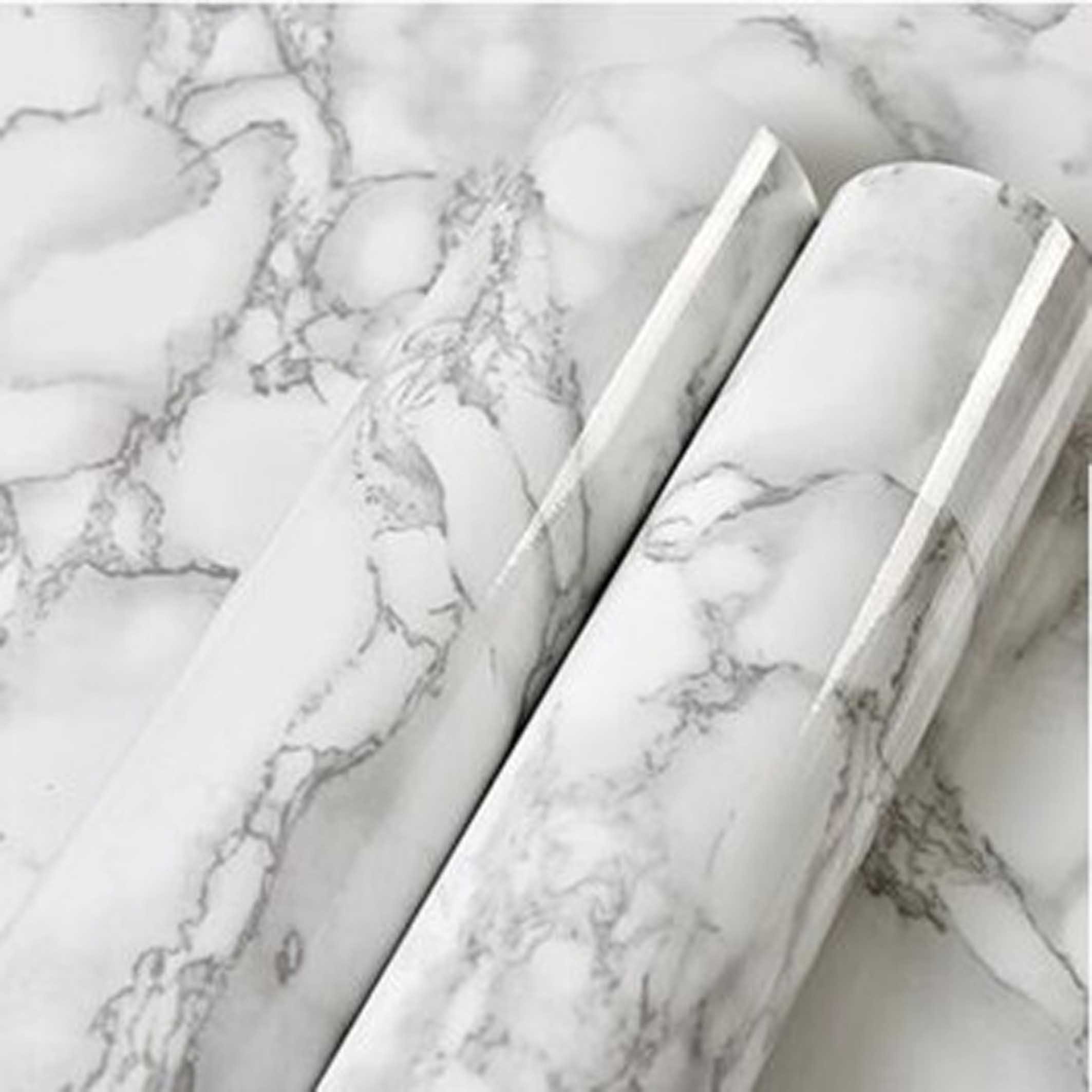 New Popularity self-adhesive wallpaper panel effect marble film protection marble sheet vinyl design for kitchen