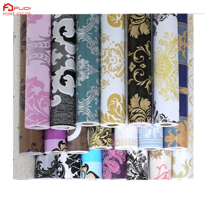 Removable Nature 10 Meters Pink Tropical Wallpaper Roll