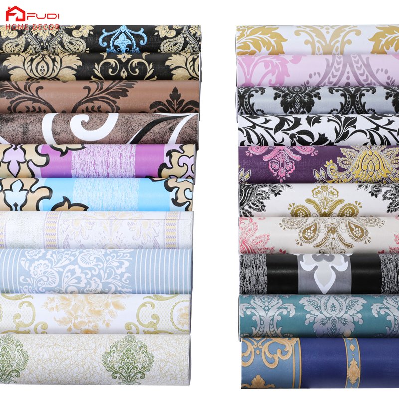 Removable Nature 10 Meters Pink Tropical Wallpaper Roll