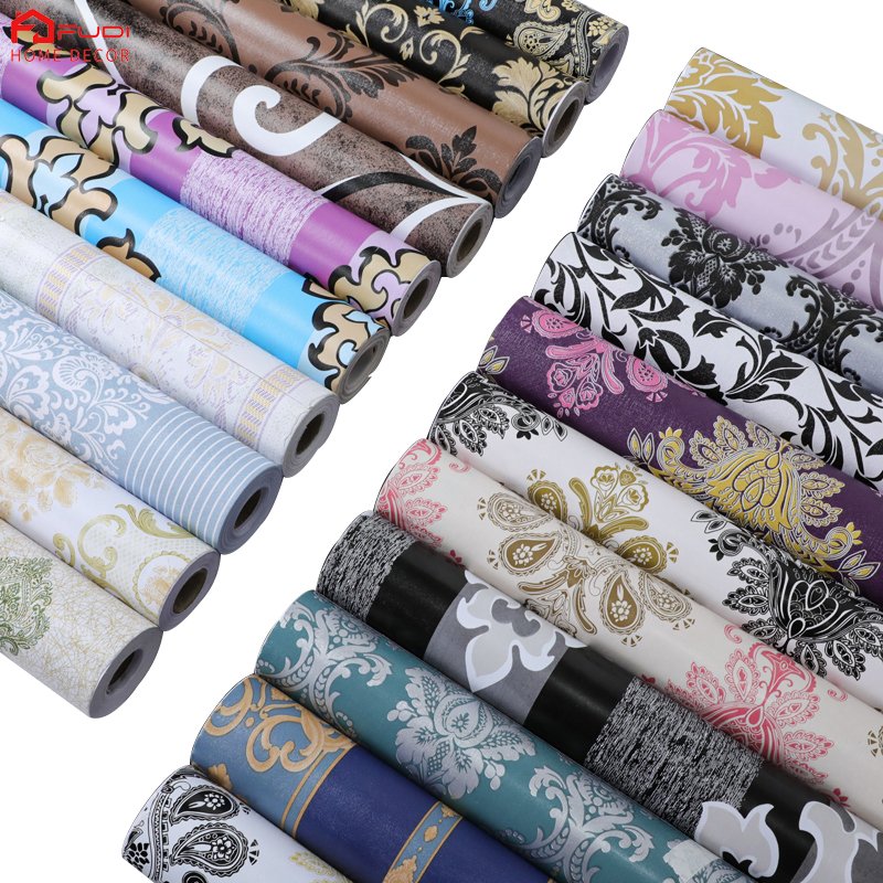 Removable Nature 10 Meters Pink Tropical Wallpaper Roll