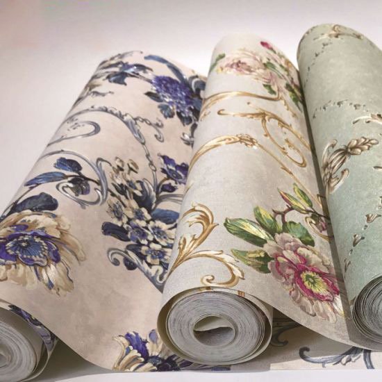 KEYRONE 210g Factory Wholesale Modern Wall Paper PVC Waterproof Peel Stick Wallpaper Home