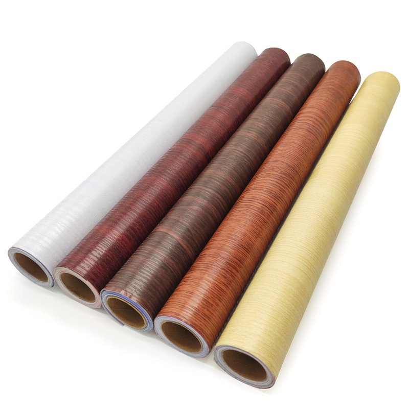 peel and stick wallpaper vinyl wood design cabinets wallpaper