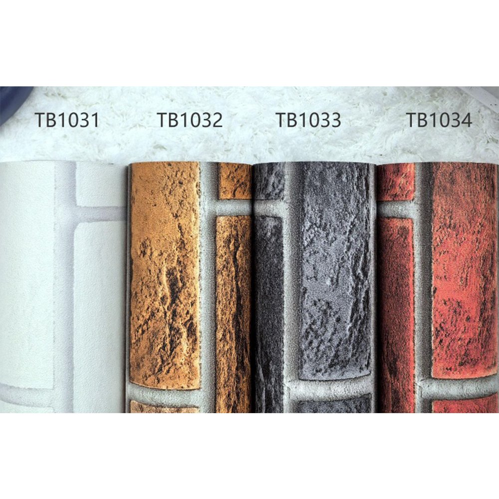Brick Stone Wallpaper Roll 3D Effect Blocks Vintage Home Decoration Bedroom Modern Wall paper