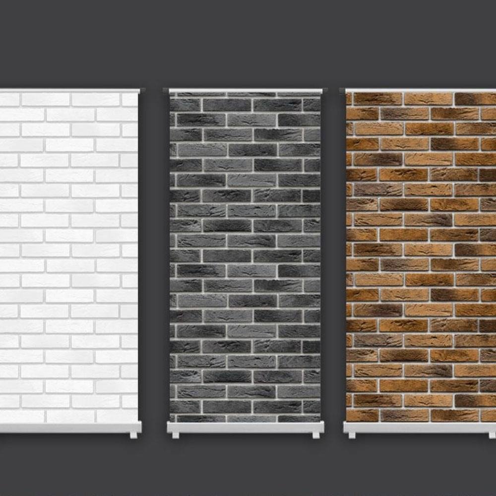 Brick Stone Wallpaper Roll 3D Effect Blocks Vintage Home Decoration Bedroom Modern Wall paper