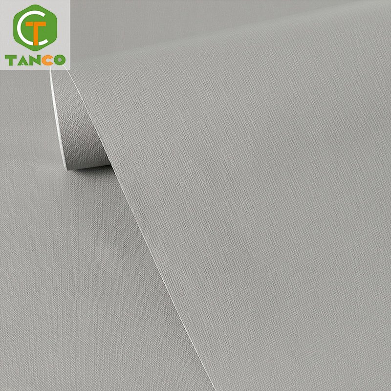 Solid color self-adhesive wallpaper black pvc contact paper for wall