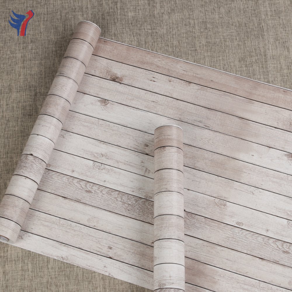 Jinyi W5024 Cheap Factory Supply Wood Look Papier Peint For Bedroom Walls Paper Rolls Adhesive Film Wallpaper