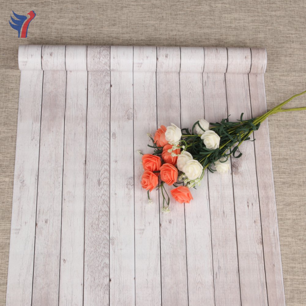 Jinyi W5024 Cheap Factory Supply Wood Look Papier Peint For Bedroom Walls Paper Rolls Adhesive Film Wallpaper