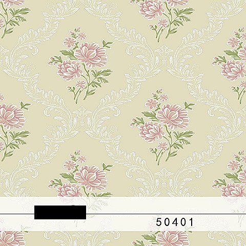 Modern rural non-woven wallpaper bedroom children's room wedding room living room TV background wall European flower wallpaper