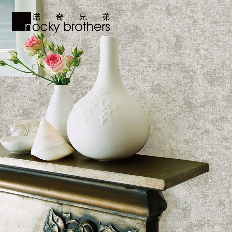 Modern fashion simple non-woven Scandinavian style wallpaper for the living room restaurant.