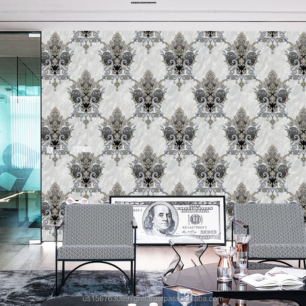 Luxury Glitter Wallpaper Rolls Metal Wall Decoration Gold Wallpaper Metallic Wallcoverings Wallpaper 3d For home decor