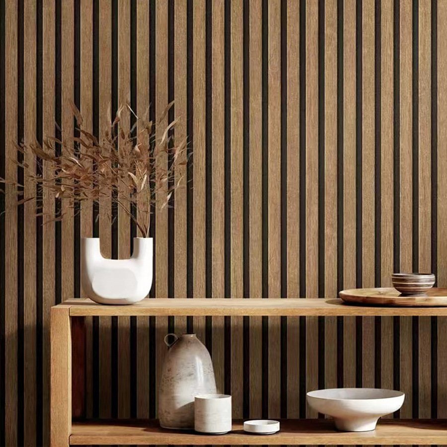 wood stripe textured self adhesive peel and stick decorative wallpaper roll