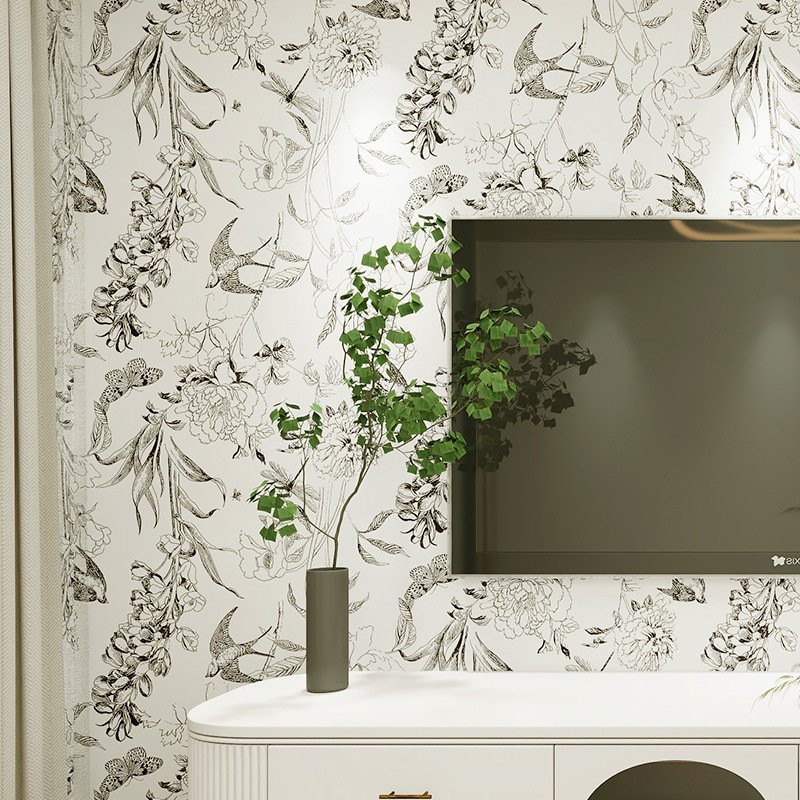 bathroom wallpaper rolls Pattern pvc wall papaper water and flam resistance selfadhesive wall sticker china factory home decor