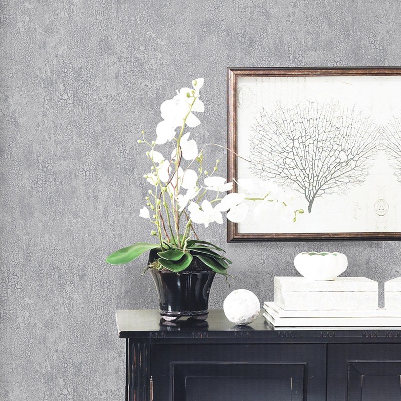 Simple Abstract PVC Vinyl Living Room Silk Plain Solid Color Non Self Adhesive Wallpaper Wall Paper Roll