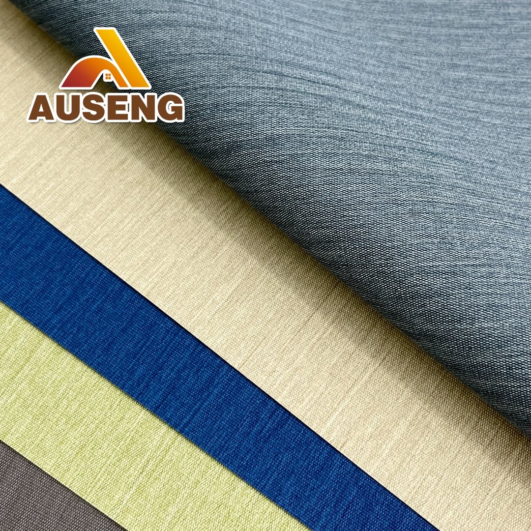 Modern 3D Vinyl Wallpaper Roll 20 oz PVC Wallcovering Woven Cotton Fabric Backing Bedroom Living Room Free Commercial Project
