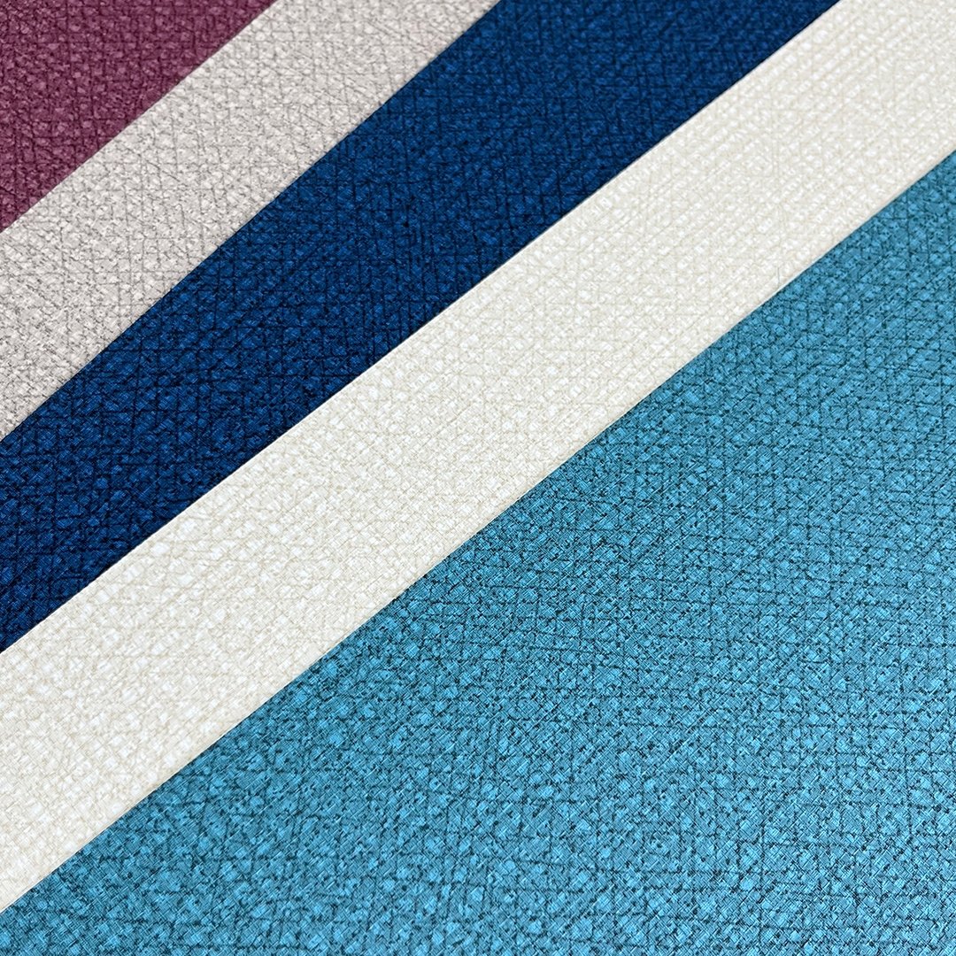 Modern 3D Vinyl Wallpaper Roll 20 oz PVC Wallcovering Woven Cotton Fabric Backing Bedroom Living Room Free Commercial Project